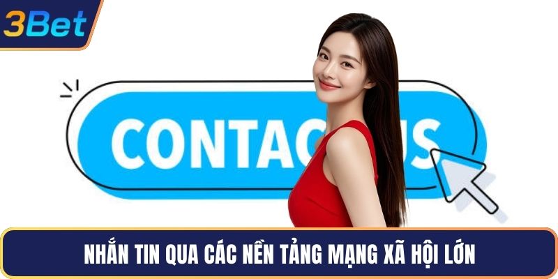 Nhắn tin qua các nền tảng mạng xã hội lớn