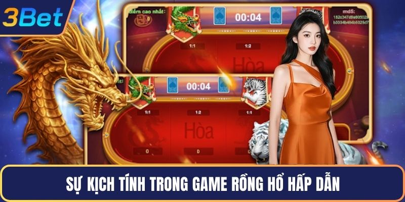 Sự kịch tính trong game rồng hổ hấp dẫn
